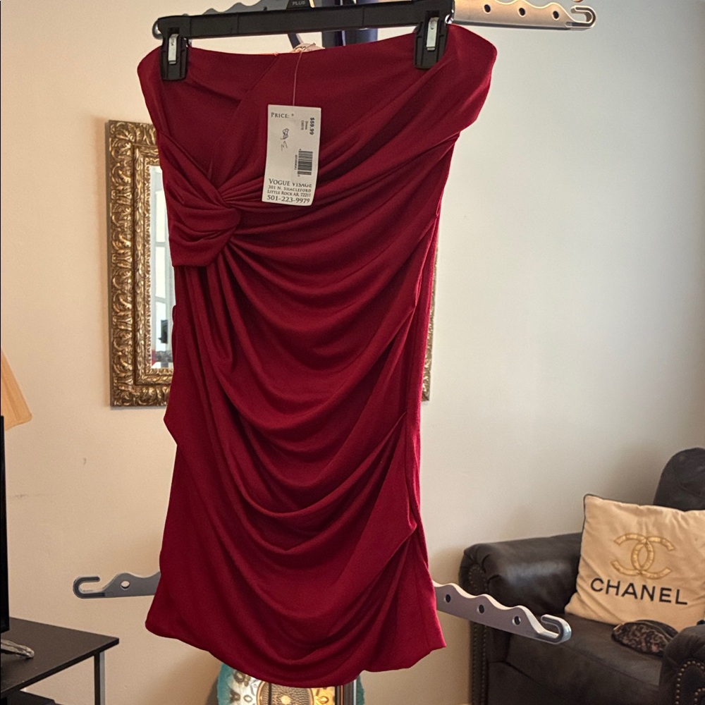 Umgee Strapless Red Dress